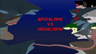 Apocalypse vs Megalodon (Sticknodes Animation) 200 Subs Special