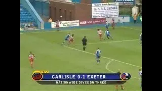Carlisle United V Exeter City 23 9 2000