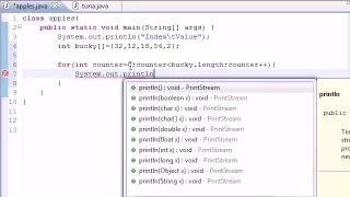 Java Programming Tutorial - 28 - Creating an Array Table