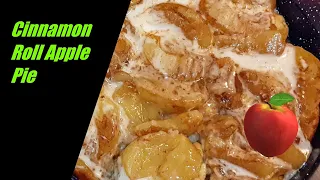 Cinnamon Roll Apple Pie- Simple and Easy