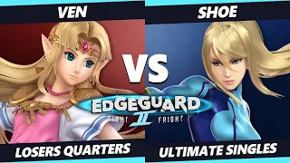Edgeguard II - Ven (Zelda) Vs. Shoe (ZSS) SSBU Ultimate Tournament