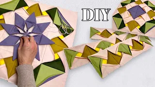 DIY - Amazing patchwork - Using REMAINING FABRIC to sew an original item