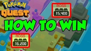 HOW TO BEAT HIGH LEVEL EXPEDITIONS IN POKEMON QUEST!