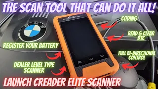 THE SCAN TOOL THAT CAN DO IT ALL!!!  Launch Creader Elite BMW scan tool (also for other cars)