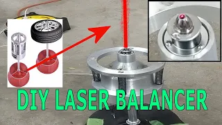 balance a tire DIY using a Laser Tire Balancer converted from bubble balancer. Cheap & Easy MOD PT 2