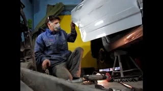 Ford Mondeo. Body repair, work with metal. Ремонт кузова, работа с металлом.