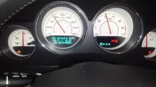 Dodge Challenger R/T Cluster Self Test.