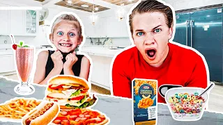 15 Siblings SWAP DIETS for 24HRS!!