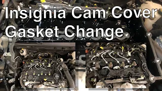 Vauxhall TDCI diesel Insignia cam cover gasket change. Vauxhall insignia TDCI rocker cover gasket.