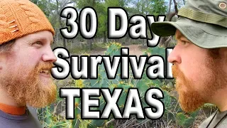 30 Day Survival Challenge in Texas Zach Fowler & Chris Thorn