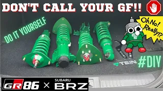 [GR86·BRZ] Remove/Install Coilovers (By Yourself) #DIY