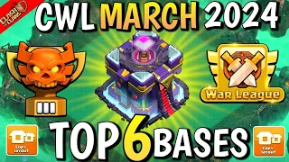 TOP 6 TH15 CWL Base Link 2024 | th15 | BEST Town Hall 15 CWL + WAR Base Link | clash of clans 🤯