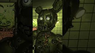 Springtrap's Hidden Face in FNAF The Glitched Attraction