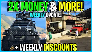 GTA Online WEEKLY UPDATE 2X Money & More!