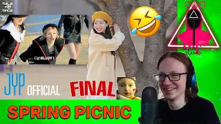 TWICE REALITY "TIME TO TWICE" Spring Picnic EP.05 | Reaction!! (Twice playing squid game haha :))