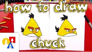 How To Draw Chuck From Angry Birds