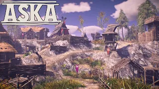 Rebuilding our Tribe | ASKA Gameplay | First Look