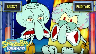 Squidward's Stages of Anger 😡 | SpongeBob