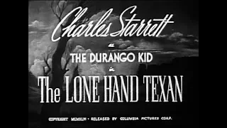 The Durango Kid - The Lone Hand Texan - Charles Starrett, Smiley Burnette