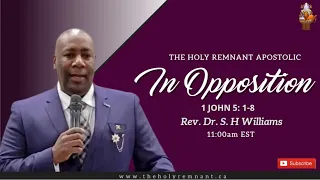 THRAC Worship Service & Sermon "In Opposition" by Rev DR. S.H.R. Williams // March 21, 2021