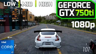 Forza Horizon 5 on GTX 750ti | i7 4790 + 12GB  | 1080p | LOW, MID, HIGH