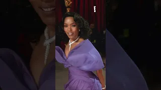 Angela Bassett - Oscars 2023 E! Glambot | #shorts