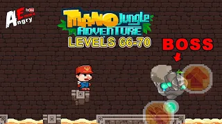 Mano Jungle Adventure - Levels 66-70 + BOSS / Gameplay Walkthrough (Android, iOS)