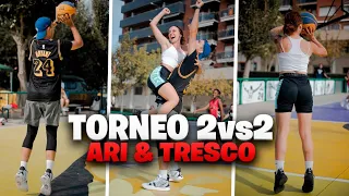 ARI GELI & TRESCO JUGAMOS un TORNEO DE 2vs2 *Game-winner de ARI en el último segundo?*