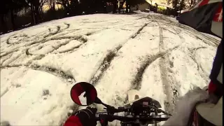 il primo video sulla neve