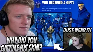Tfue Tries To FORCE Himself To Buy Ninja's Skin But Then Gets It GIFTED After Aydan Has ENOUGH!