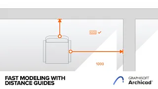 What's new in Archicad  - Improved Distance Guides