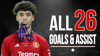 Ethan Wheatley 🔴 ALL 26 GOALS & ASSIST FOR MANCHESTER UNITED 2023/24 !