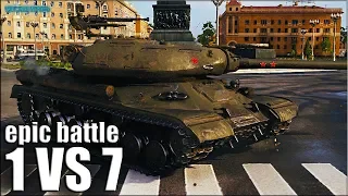 ИС-4 ЗАТАЩИЛ ПРОТИВ СЕМЕРЫХ 🌟 медаль Колобанова World of Tanks лучший бой