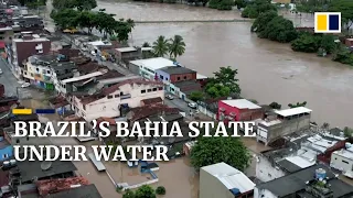 Heavy rain in northeastern Brazil bursts dams and forces thousands to flee over Christmas holiday