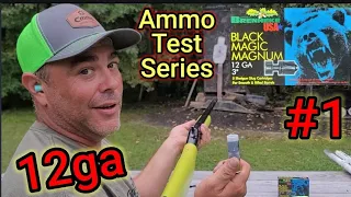 12ga Ammo Test Series: #1 Brenneke BLACK MAGIC MAGNUM 3" 600gr Accuracy/Gel