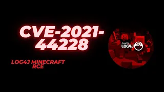 CVE-2021-44228 - Log4j Minecraft RCE