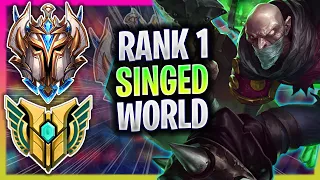 RANK 1 SINGED IN THE WORLD! | RANK 1 SINGED MID GAMEPLAY | RANK 1 SINGED GUIDE