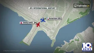 Two planes nearly collide at New York airport