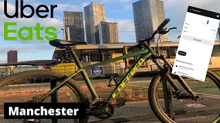 Uber Eats On A Mountain Bike In Manchester, UK | Episode 1