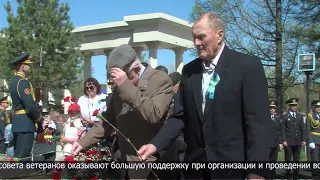 В Петропавловске возложили цветы к Обелиску Славы