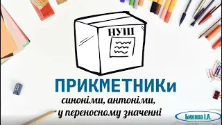 Прикметники-синоніми, антоніми, у переносному значенні