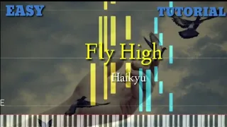 Fly High - Haikyu! | Easy Piano Tutorial by Glenn