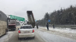 Крупная авария на новой риге