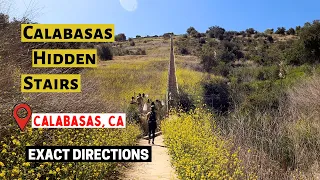 Hiking Calabasas Hidden Stairs - Exact Directions, Parking