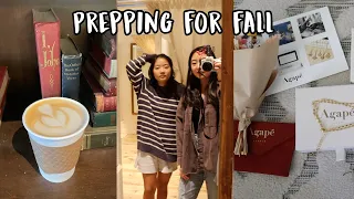 Fall Vlog | coffee shops, sweater shopping & agapé studio jewelry unboxing