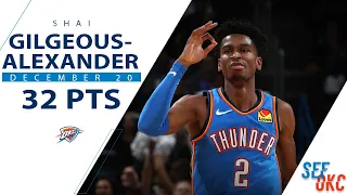 Shai Gilgeous-Alexander's Full Highlights: Career High 32 PTS vs Suns | 2019-20 Season - 12.20.19