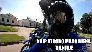 KAIP ATRODO MANO DIENA VILNIUJE? Senda 125, Gilera ICE, Husqvarna SM610S