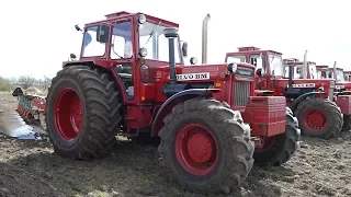 Volvo BM814 Working Hard in The Field Ploughing w/ 6-Furrow Kverneland BB85 Plough | Danish Agri