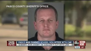 Sheriff: Angry parent in drop-off line hits elementary school volunteer with his car