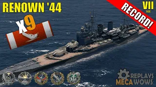 Renown '44 9 Kills & 130k Damage | World of Warships Gameplay